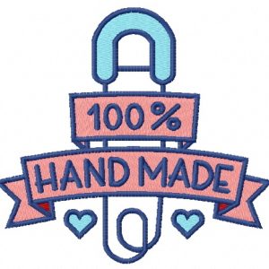 100% handmade embroidery design
