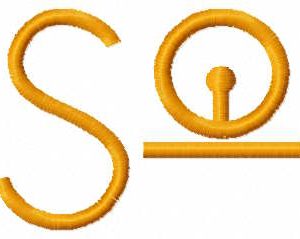 Ahsoka Tano logo embroidery design