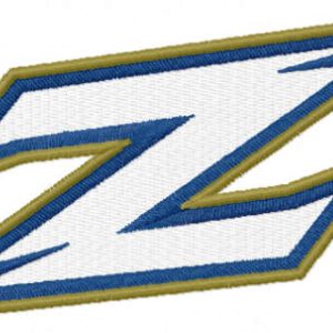 Akron Zips Primary Logo embroidery design