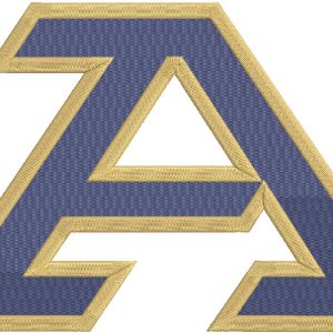 Akron Zips Primary Logo 2022 embroidery design