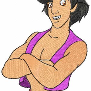 Aladdin embroidery design