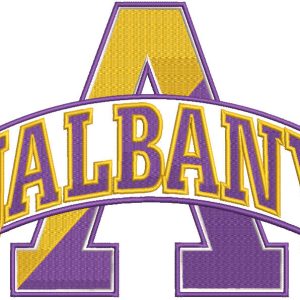 Albany Great Danes circle logo embroidery design