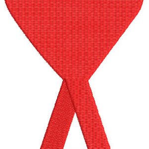 Ami Paris logo embroidery design