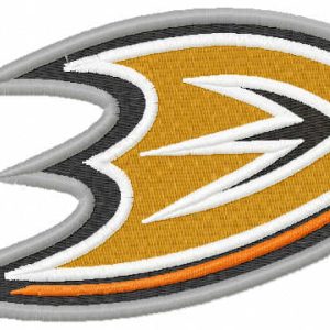 Anaheim Ducks logo 2014 embroidery design