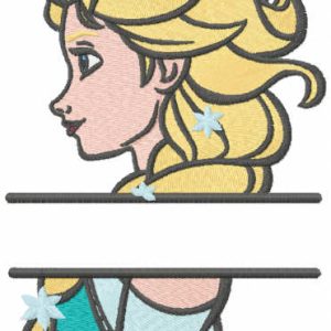 Anna monogram embroidery design