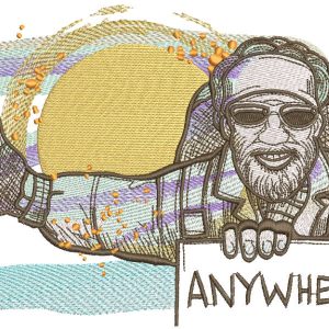 Anywhere embroidery design