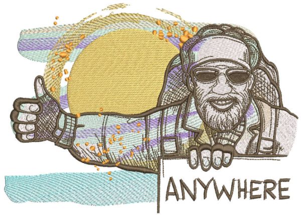 Anywhere embroidery design