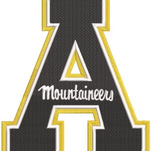Appalachian State Mountaineers A logo embroidery design