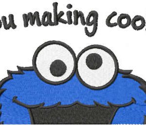 Are you making cookies embroidery design
