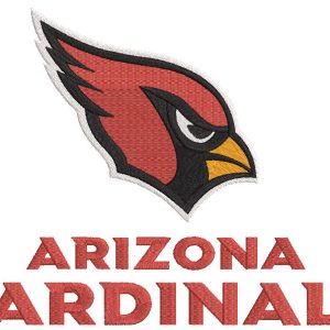 Arizona Cardinals full logo embroidery design
