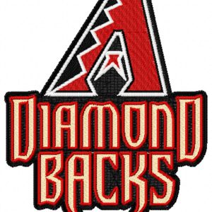 Arizona Diamondbacks alternative Logo embroidery design