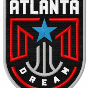 Atlanta dream logo embroidery design
