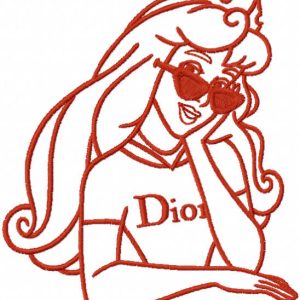Dior Aurora embroidery design