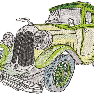 Austin Seven Swallow embroidery design