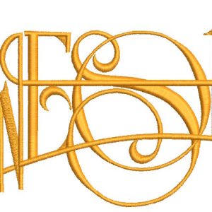 Awesome gold embroidery design