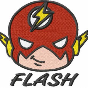 Baby Flash head embroidery design