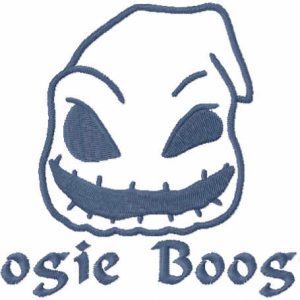 Baby oogie boogie one colored embroidery design