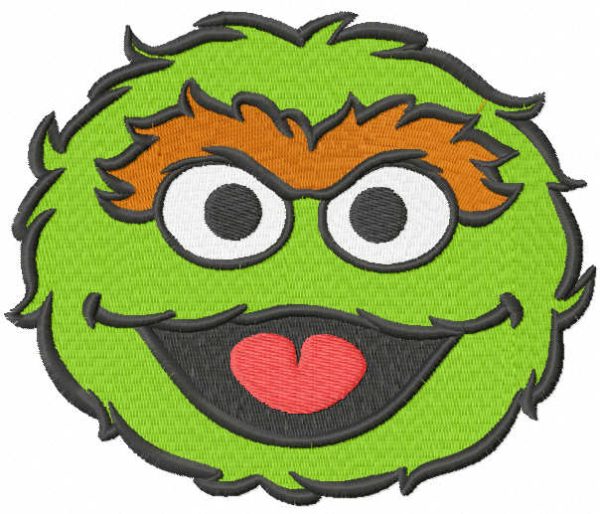 Basura Monster embroidery design