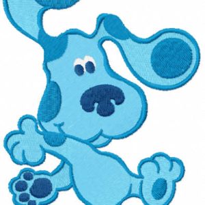 Blues Clues dancing embroidery design