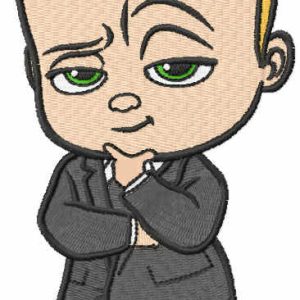 Boss baby embroidery design