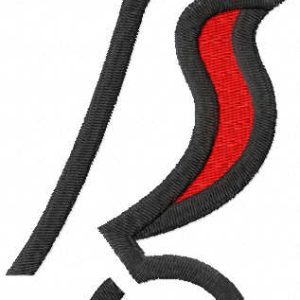 Bristol City robin logo embroidery design