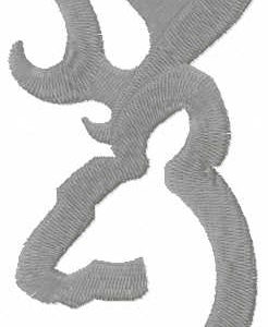 Browning classic logo embroidery design