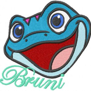 Bruniiii embroidery design