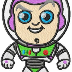 Buzz Chibi embroidery design