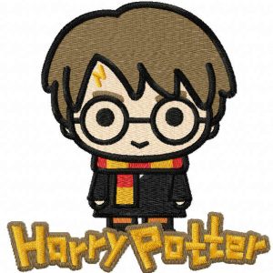 Chibi Harry embroidery design
