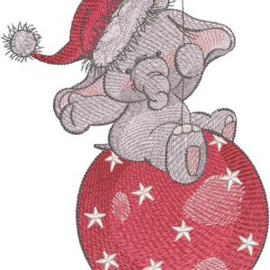 Christmas circus embroidery design
