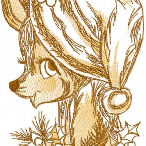 Christmas cutie embroidery design