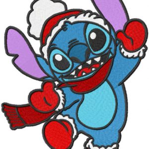 Stitch Christmas dance embroidery design