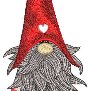 Christmas dwarf embroidery design