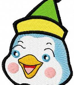 Christmas Penguin embroidery design