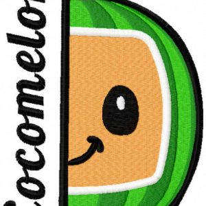 Cocomelon game time embroidery design
