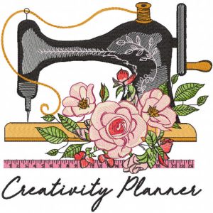 Creativity Planner embroidery design
