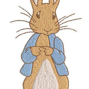 Cute Peter Rabbit  embroidery design