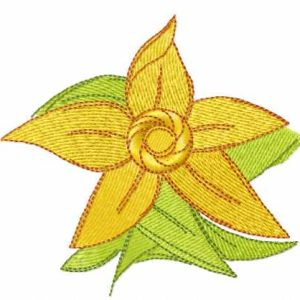 Small daffodil 2 embroidery design
