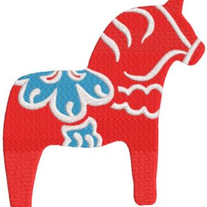 Dala Horse embroidery design