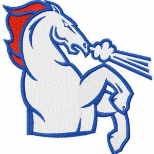 Denver Broncos Logo 5 embroidery design
