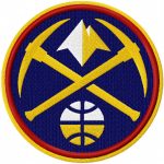 Denver Nuggets 2019 alternative logo embroidery design
