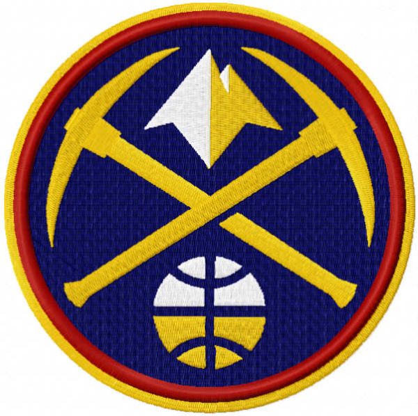 Denver Nuggets 2019 alternative logo embroidery design