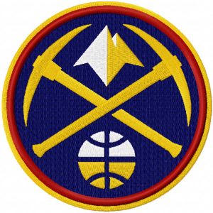Denver Nuggets 2019 alternative logo embroidery design