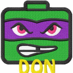 Don chibi embroidery design