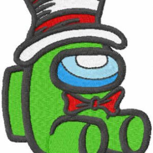 Dr Seuss Among Us embroidery design