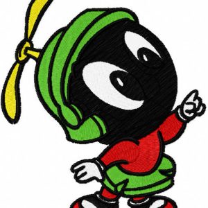Dreaming Marvin embroidery design