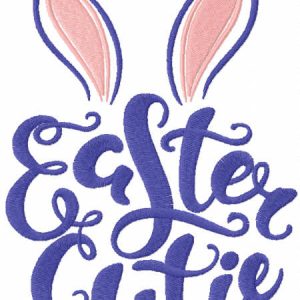 Easter cutie embroidery design