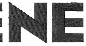 Eneos logo embroidery design
