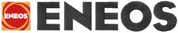 Eneos logo embroidery design