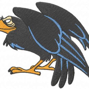 Evil Queen Raven embroidery design